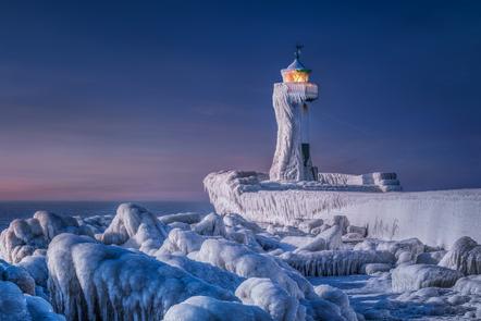 Voss Manfred - Frozen Lighthouse - URKUNDE - FT 