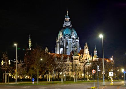 Grabitz Dieter  - Neues Rathaus Hannover - Farben der Nacht 