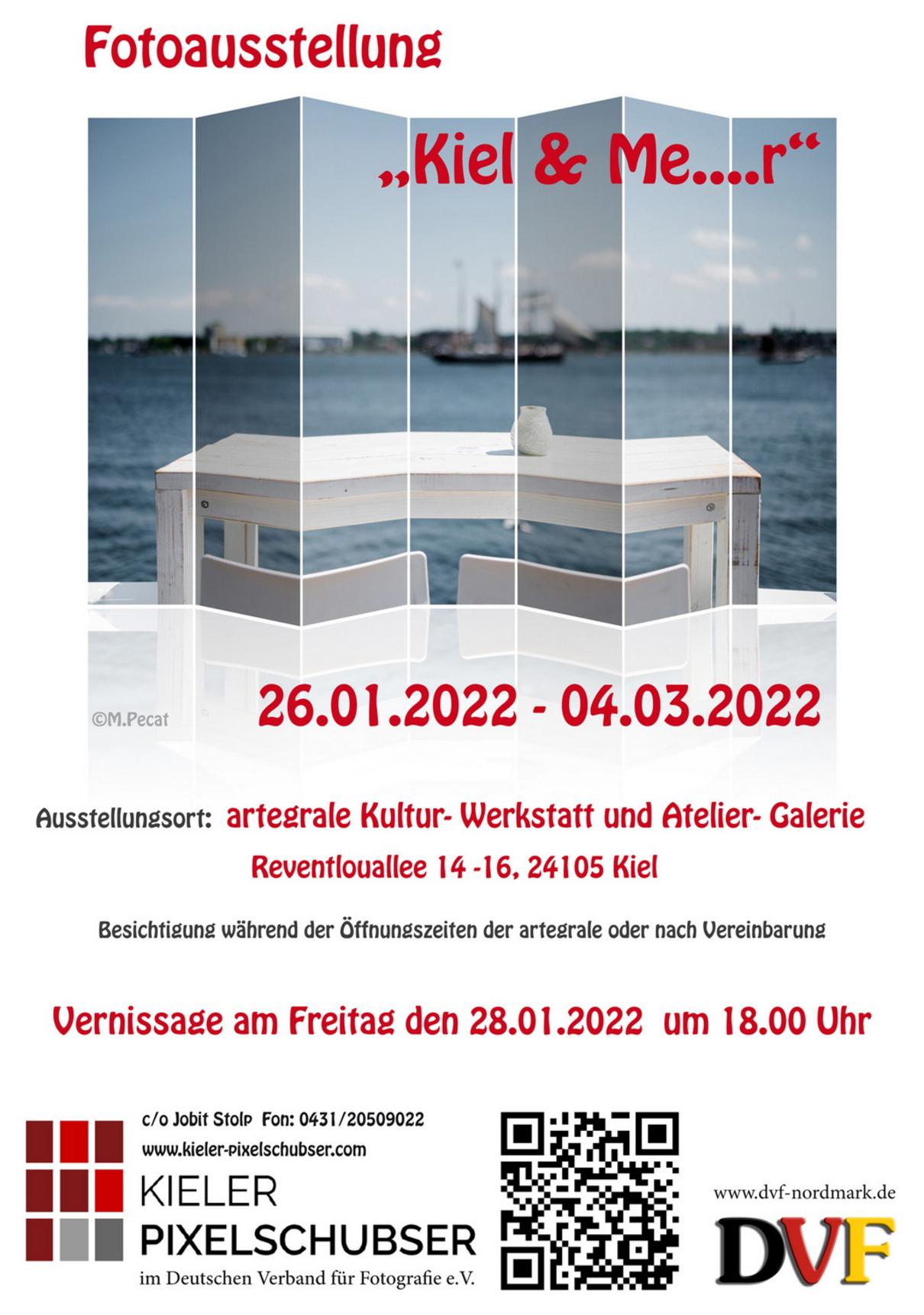 Plakat Kiel und Meer - Kieler Pixelschubser