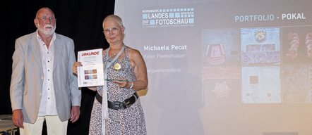 Preisverleihung - Michaela Pecat - Pokal Portfolio